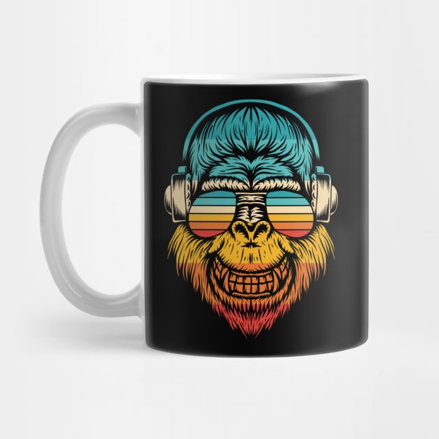 Monkey Music Retro by Rise And Design